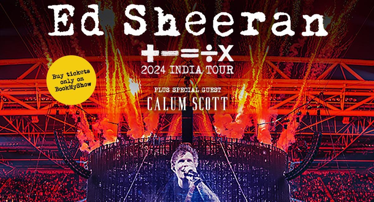 Ed Sheeran 2024 Mathematics India Tour Date, Booking Tickets Online